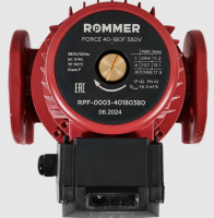 ROMMER Насос циркуляционный FORCE фланцевый трехскоростной 40-180F 380V