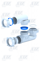 E200 Сифон Ани для ванны регулируемый 1 1/2x40