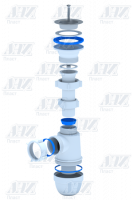 C0100 Сифон Ани 1 1/2"x40