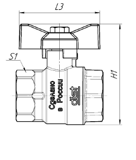 КШ газовый бабочка Стандарт.png КШ газовый бабочка Стандарт.png